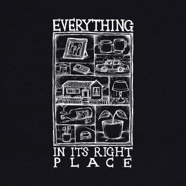 Everything in it’s Right Place - Illustrated lyrics - Inverted by bangart